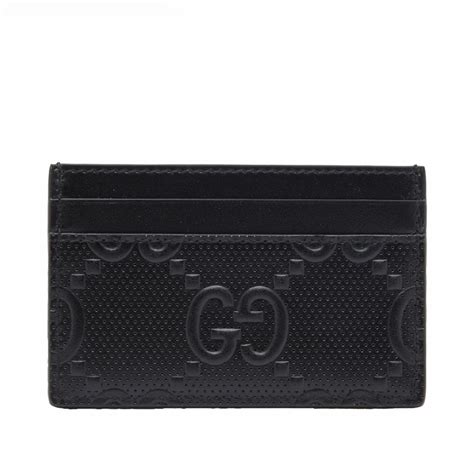 gucci card wallet black|gucci card wallet men.